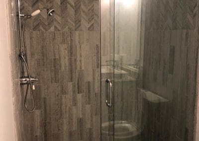 New shower